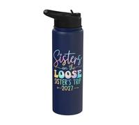 Hermanas en el viaje de hermanas sueltas 2027 Stainless Steel Insulated Water Bottle
