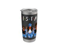 Hermanas Sisterhood Mujeres negras Melanin Queen Pride Unity Vaso térmico de acero inoxidable de doble pared