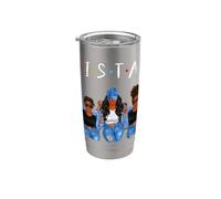 Hermanas Sisterhood Mujeres negras Melanin Queen Pride Unity Vaso térmico de acero inoxidable de doble pared