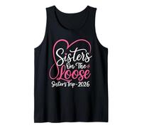Hermanas Viaje 2026 Hermanas en el Fin de Semana Suelto Vacaciones Amor Camiseta sin Mangas