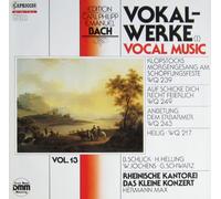 Hermann Max - Edition C.P.E. Bach, Vol. 13: Vokal-Werke (I) [Vinyl LP] [Schallplatte]