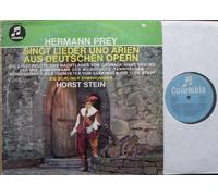 HERMANN PREY - HERMANN PREY SINGT LIEDER UND ARIEN AUS DEUTSCHEN OPERN / DIE BERLINER SYMPHONIKER HORST STEIN / 1961 / Bildhülle mit ORIGINAL Firmen-Werbe-Innenhülle / Columbia # C 80675 / Deutsche Pressung / 12" Vinyl Langspiel Schallplatte / DIE ZAUBERFLÖTE / DAS NACHTLAGER VON GRANADA / HANS HEILING ZAR UND ZIMMERMANN / DER WILDSCHÜTZ / TANNHÄUSER / KÖNIGSKINDER / DER TROMPETER VON SÄKKINGEN / DIE TOTE STADT