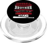 Hermano de béisbol Justo aquí para el Puesto de concesión PopSockets PopGrip para MagSafe