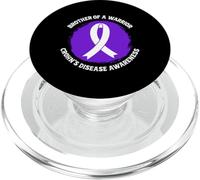 Hermano de un luchador - Apoyo a la enfermedad de Crohn PopSockets PopGrip para MagSafe