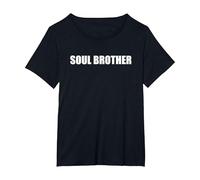Hermano del Alma Camiseta, Mujer Tallas Grandes, Negro, 4XL Grande