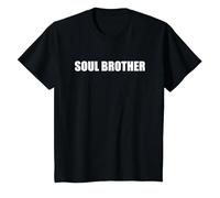Hermano del Alma Camiseta, Niños, Negro, 12 años