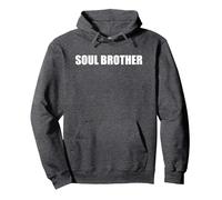 Hermano del Alma Sudadera con Capucha, Unisex para Adultos, Jaspeado Oscuro, S