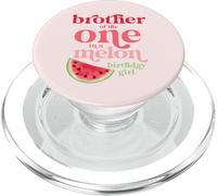 Hermano del Uno En Un Melón Cumpleaños Niña Sandía Primero PopSockets PopGrip para MagSafe