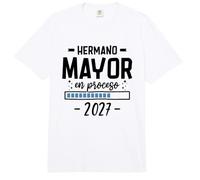 Hermano Mayor En Proceso 2027 Anuncio Segundo Embarazo Bebé Comfort Colors Adult Heavyweight T-Shirt