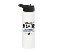 Hermano Mayor En Proceso 2027 Anuncio Segundo Embarazo Bebé Stainless Steel Insulated Water Bottle
