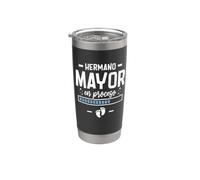 Hermano Mayor En Proceso 2027 Anuncio Segundo Embarazo Bebé Vaso térmico de acero inoxidable de doble pared