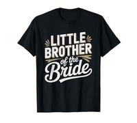 Hermano Menor Novia Younger De La Brother Séquito Nupcial Camiseta