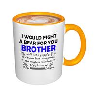 Hermano O Hermana, Lucharía Con Un Oso Por Ti. Taza De Café Con Asa Taza Cerámica Tazas Para Bebidas Café Té 330Ml