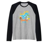 Hermano Saurus Rex dinosaurio Dino niños niñas y niños Camiseta Manga Raglan