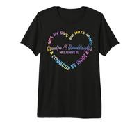 Hermanos Side by Side O Miles Apart Grandpa Nieta Camiseta Premium