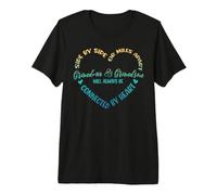 Hermanos Side by Side O Miles Apart La Abuela Y El Nieto Camiseta Premium