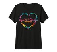 Hermanos Side by Side O Miles Apart La Abuela Y El Nieto Camiseta Premium
