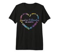Hermanos Side by Side O Miles Apart La Abuela Y El Nieto Camiseta Premium