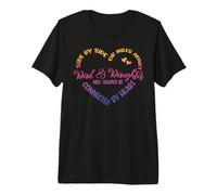 Hermanos Side by Side O Miles Apart Papá E Hija Camiseta Premium