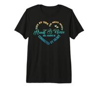 Hermanos Side by Side O Miles Apart Tía Y Sobrina Camiseta Premium