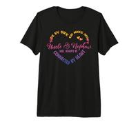 Hermanos Side by Side O Miles Apart Tío Y Sobrino Camiseta Premium
