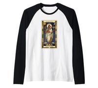 Hermanubis Graeco-Dios Egipcio Hermético Anubis Camiseta Manga Raglan
