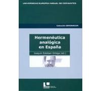 Hermenéutica Analógica En España
