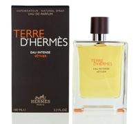 HERMES Terre d'eau herm intensa vetiver eau de parfum 3.3 Oz