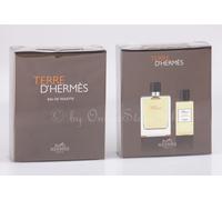 Hermes TERRE d'Hermes Set 100ml Eau de Toilette + 80ml Gel De Ducha