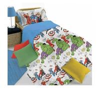 hermet Avengers, Colcha Acolchada Individual, 170 x 270 cm, Colcha Ligera primaveral Acolchada, 100% algodón, Producto Oficial Disney