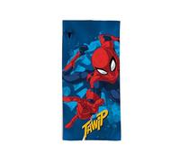 hermet, Disney Toalla de Playa Spiderman, 70 x 140 cm, Toalla de Playa o Piscina, 100% algodón Suave, práctica y Ligera