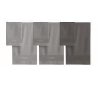 hermet Ferre - Juego de Toallas de baño de 6 Piezas, 3 Toallas de Cara de 60 x 100 cm + 3 Toallas de Invitados de 40 x 60 cm, 100% algodón