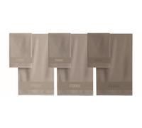 hermet Ferre - Juego de Toallas de baño de 6 Piezas, 3 Toallas de Cara de 60 x 100 cm + 3 Toallas de Invitados de 40 x 60 cm, 100% algodón