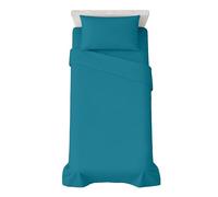 hermet Juego de sábanas Individuales de Color Liso, 3 Piezas, sábana Bajera, sábana encimera, Funda de Almohada de 50 x 80 cm, Esquina de 30 cm, Suave Microfibra, Certificado Oekotex, no Necesita