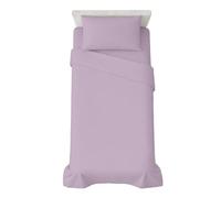 hermet Juego de sábanas Individuales de Color Liso, 3 Piezas, sábana Bajera, sábana encimera, Funda de Almohada de 50 x 80 cm, Esquina de 30 cm, Suave Microfibra, Certificado Oekotex, no Necesita