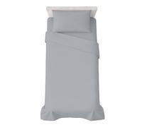 hermet Juego de sábanas Individuales de Color Liso, 3 Piezas, sábana Bajera, sábana encimera, Funda de Almohada de 50 x 80 cm, Esquina de 30 cm, Suave Microfibra, Certificado Oekotex, no Necesita