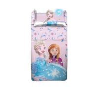 hermet Juego de sábanas para Cama Individual de Frozen, 100% algodón, Juego de sábanas, sábana encimera con Borde + sábana Bajera con Esquinas + Funda de Almohada