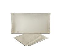 hermet Laura Biagiotti - Juego de sábanas para Cama de Matrimonio de Color Liso de percal 100% algodón, Juego de sábanas de 4 Piezas, sábana encimera + sábana Bajera Ajustable + 2 Fundas de Almohada