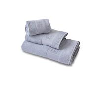 hermet Laura Biagiotti - Juego de Toallas de baño de 3 Piezas, Color Liso, 100% Rizo de algodón, Toalla de baño + Toalla de Cara + Toalla de Invitados, en Caja