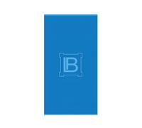 hermet Laura Biagiotti - Toalla de Playa o Piscina de Rizo Jacquard cimado, 100% algodón, 90 x 170 cm, Monocolor, con Logotipo