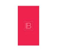 hermet Laura Biagiotti - Toalla de Playa o Piscina de Rizo Jacquard cimado, 100% algodón, 90 x 170 cm, Monocolor, con Logotipo