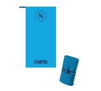 hermet Napoli - Toalla de Microfibra 80 x 160 cm - Toalla Oficial para Playa, Piscina, Gimnasio y Viaje con Banda elástica, Ligera y Secado rápido