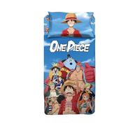 hermet One Piece - Juego de sábanas para Cama Individual, sábana encimera, sábana Bajera, Funda de Almohada, 100% algodón, Producto Oficial
