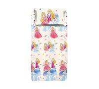 hermet Princess - Juego de sábanas para Cama Individual, 1 Plaza, 100% algodón, diseño de Disney