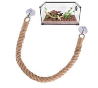 Hermit Crab Climbing Rope Toy - Flexible Sturdy 21.6in Hermit Crab Toy, Hermit Crab Rope Ladder, Suction Cup Long-Lasting Habitat Decor for Hermit Crab, Tree Frogs, Hermit Crab Accessories