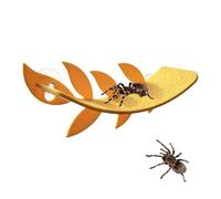 Hermit Crab Climbing Toys - Leaf Shape Suction Cup Tank Decor Reptile Climbing Rest Enrichment Toys For Geckos Snakes Lizards Bearded Dragon Frog Habitat