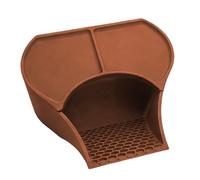 Hermit Crab Hiding Cave - Climbing House with Ramp, Double Food Dish Underground Tunnel, Multi-Level Habitat Accessory for Pet Observation, Feeding and Enrichment, 5,12 x 4,72 x 2,68 in