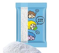 Hermit Crab Sand, Calcium Sand for Reptiles, Fine White Bedding for Hermit Crabs, Hamsters, Fish Tanks, Habitat Accessories, Home Decoration, 25x15x10cm
