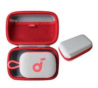 Hermitshell Anker - Funda rígida de viaje para altavoz Bluetooth Soundcore Select 4 Go (solo funda) (cremallera gris y roja)