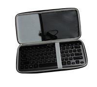 Hermitshell Caja protectora de viajes EVA Llevar tamaños cubierta de la bolsa del bolso compacto para Logitech K810 920-004292 K811 920-004161 Bluetooth Multi-Device Teclados iPad/Tablet/Samsung Galaxy Tab/Fire HD/Apple iPad Mini Air Pro/Microsoft Surface